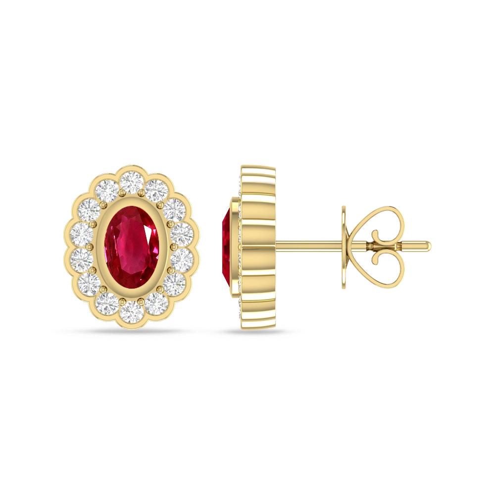 Yellow Gold - Ruby